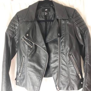 H&M Black Leather Jacket